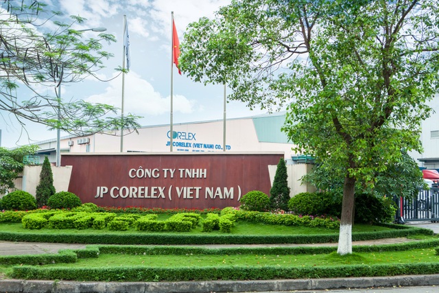Trụ sở Công ty TNHH JP Corelex (Việt Nam) tại Khu công nghiệp Phố Nối A, xã Lạc Hồng, huyện Văn Lâm, tỉnh Hưng Yên.
